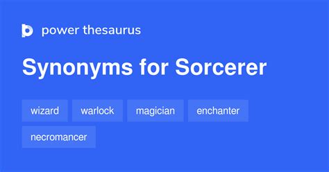 synonyms for sorcerer|another word for sorceress.